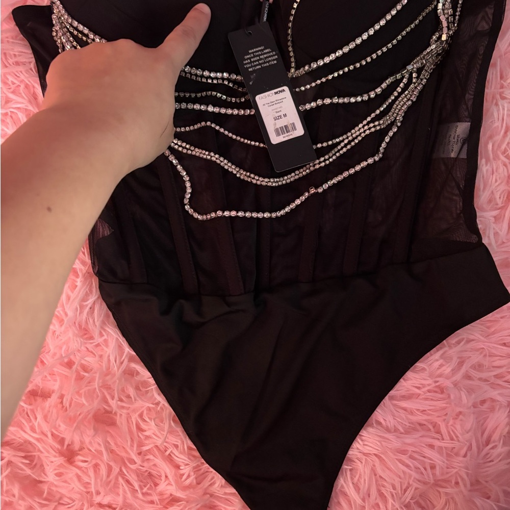Fashion Nova Black Lace Bra Intimates